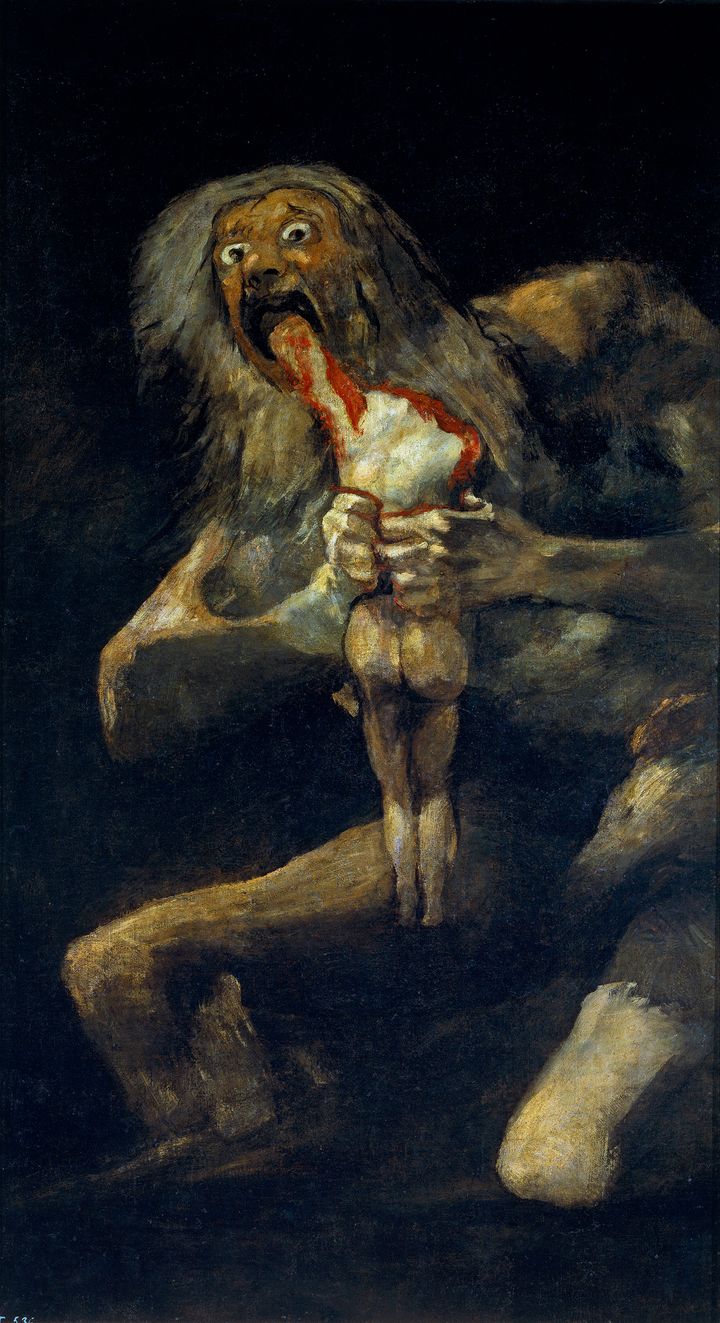 Francisco Goya, "Saturn Devouring His Son," 1819-1823