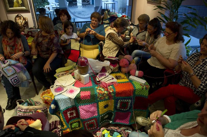 A Spanish nonprofit has collected some 3,500 blankets from knitters and crocheters around Spain to send to Syrians before winter hits.