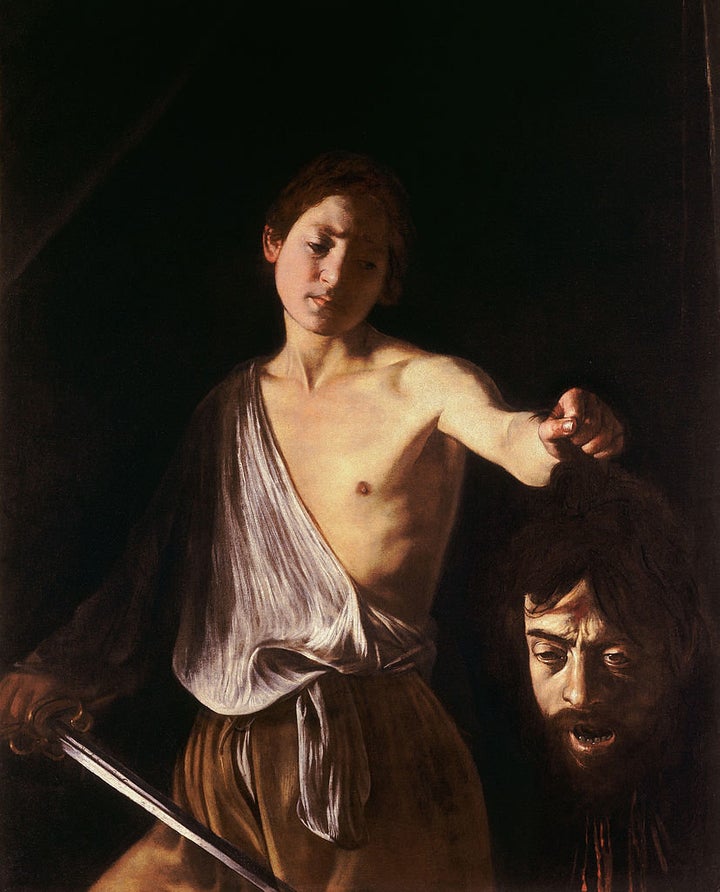 <a href="https://commons.wikimedia.org/wiki/File:Caravaggio_-_David_con_la_testa_di_Golia.jpg" role="link" class=" js-entry-link cet-external-link" data-vars-item-name="Caravaggio, "David with the head of Goliath," 1606-1607" data-vars-item-type="text" data-vars-unit-name="56216369e4b0bce34700be92" data-vars-unit-type="buzz_body" data-vars-target-content-id="https://commons.wikimedia.org/wiki/File:Caravaggio_-_David_con_la_testa_di_Golia.jpg" data-vars-target-content-type="url" data-vars-type="web_external_link" data-vars-subunit-name="article_body" data-vars-subunit-type="component" data-vars-position-in-subunit="7">Caravaggio, "David with the head of Goliath," 1606-1607</a>
