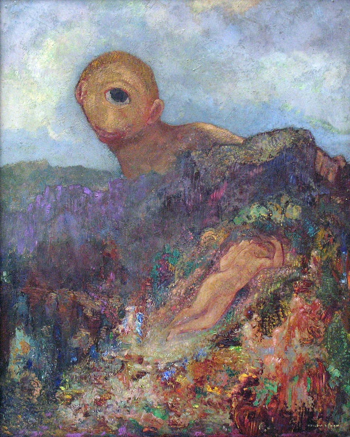 Odilon Redon, "The Cyclops," 1898-1900