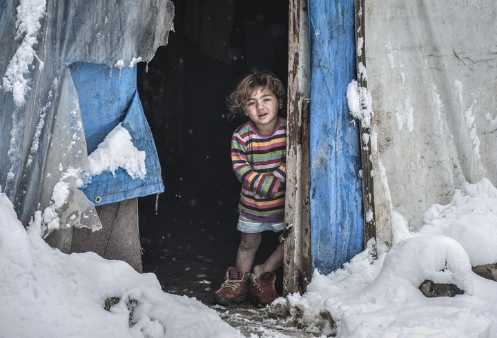 Many Syrians have died from exposure to the cold in refugee camps in the Middle East.