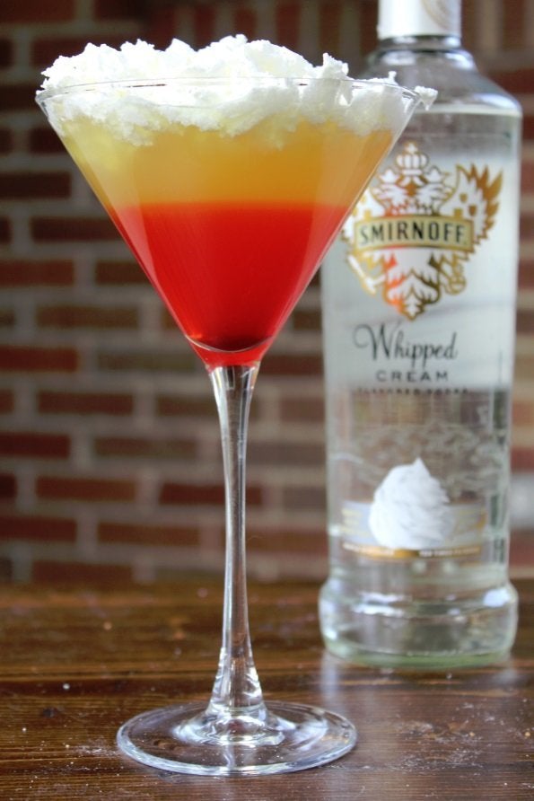 candy corn cocktail