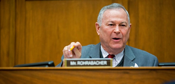 Rep. Dana Rohrabacher (R-Calif.) is one of the lawmakers leading the fight against the DOJ crackdown on legal medical marijuana providers.