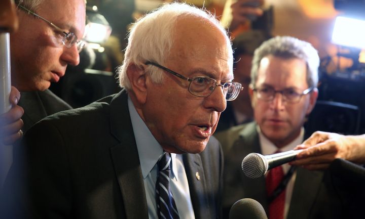 Sen. Bernie Sanders (I-Vt.) will meet with Sandy and Lonnie Phillips, whose daughter died in the 2012 shooting in an Aurora, Colorado movie theater.