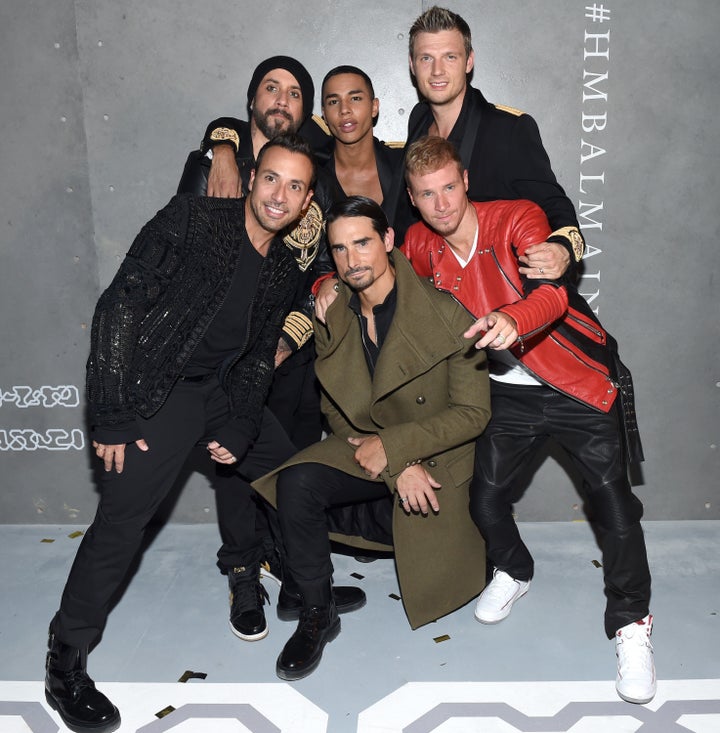 The Backstreet Boys and Olivier Roustein