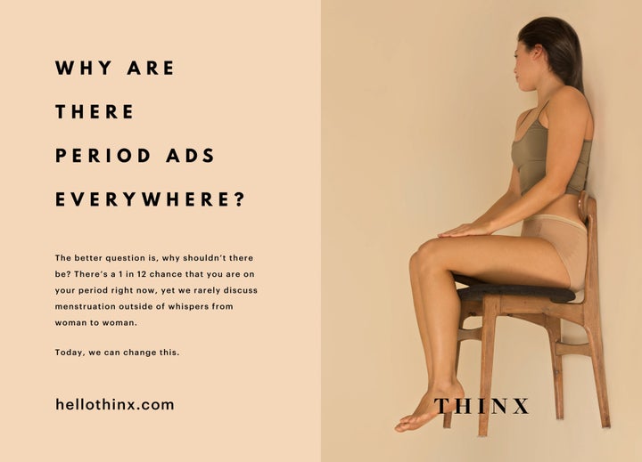 Thinx period pants advert has been deemed too 'inappropriate' too be  displayed