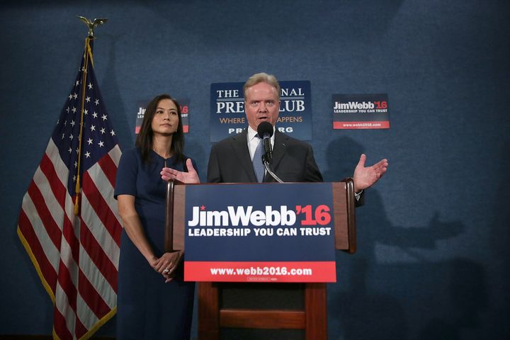Did you know that the Jim Webb campaign had a campaign logo and a motto? That's it, right there!