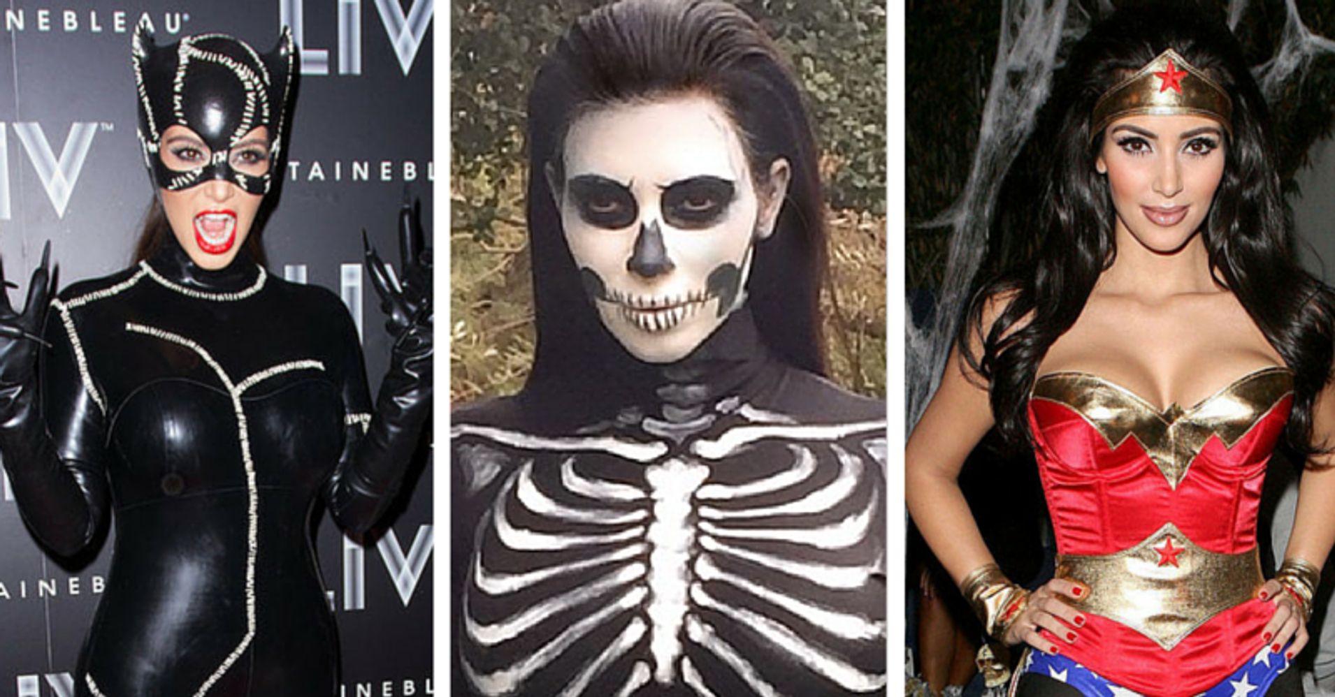 Kim Kardashian S Halloween Costumes Deserve A Round Of Applause Huffpost
