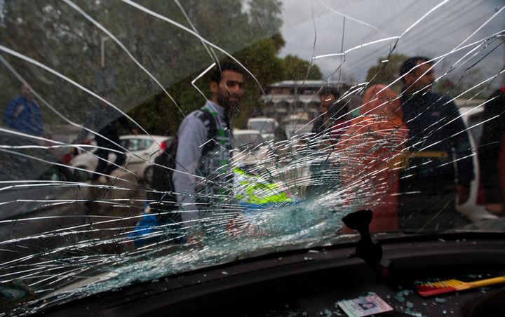 "I was in my car, and when I stopped my car, the car itself was shaking as if someone was pushing it back and forth," a Pakistani journalist in the Swat Valley said.
