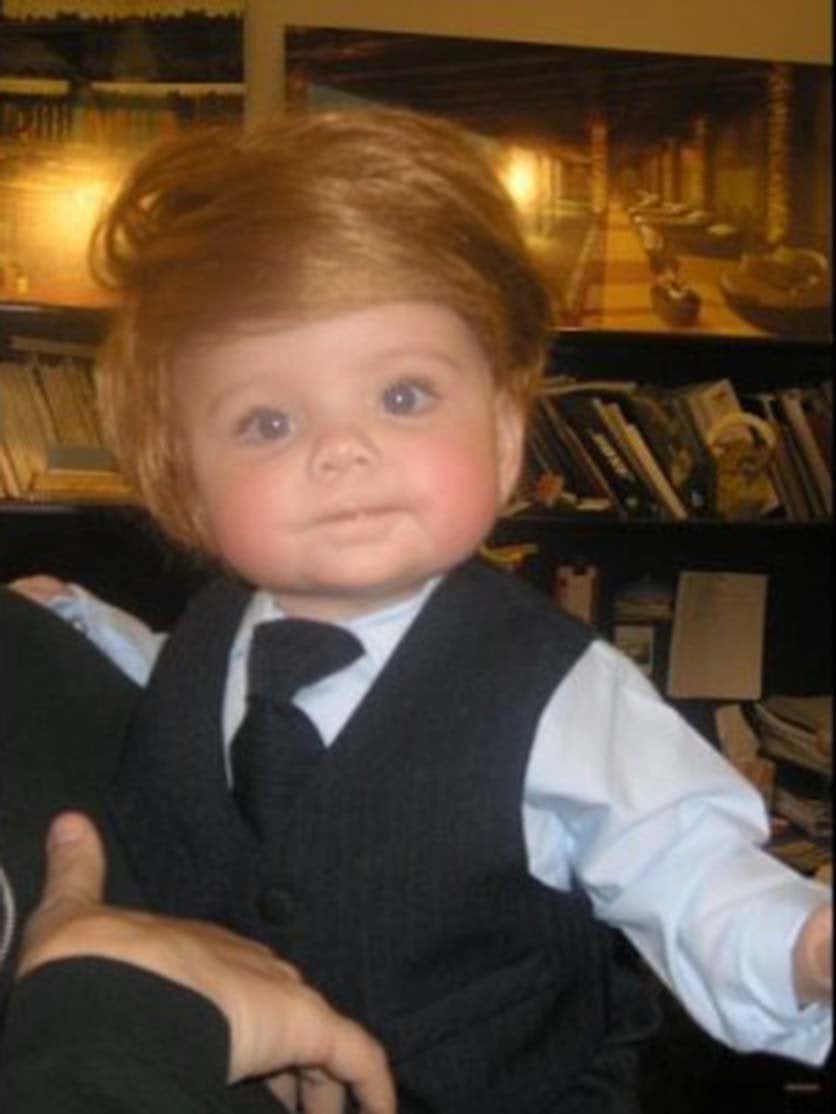 Toddler on sale trump wig