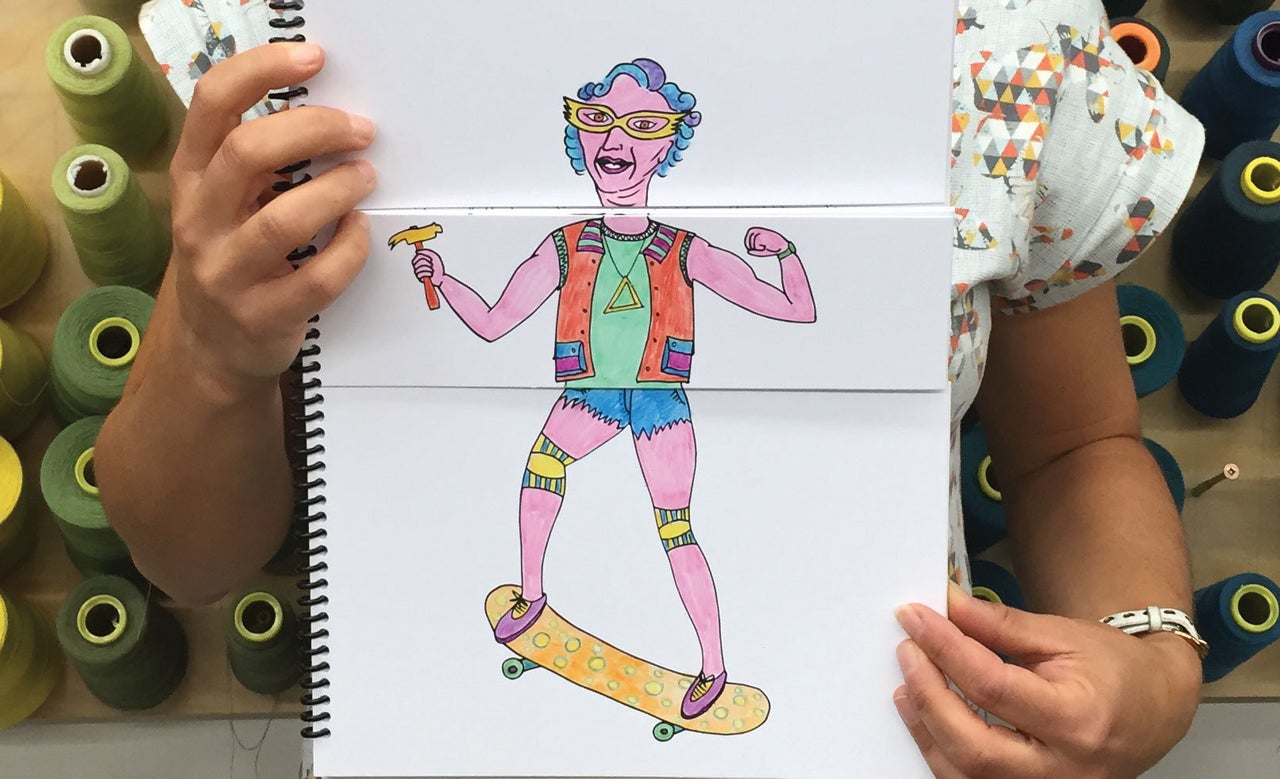 Granny skater in the wild.