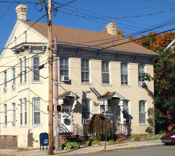 An administrative building run by Huntingdon House.