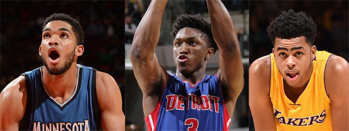 No. 1 overall pick Karl Anthony-Towns, No. 8 pick Stanley Johnson and No. 2 pick D'Angelo Russell all face lofty expectations for their rookie campaigns.