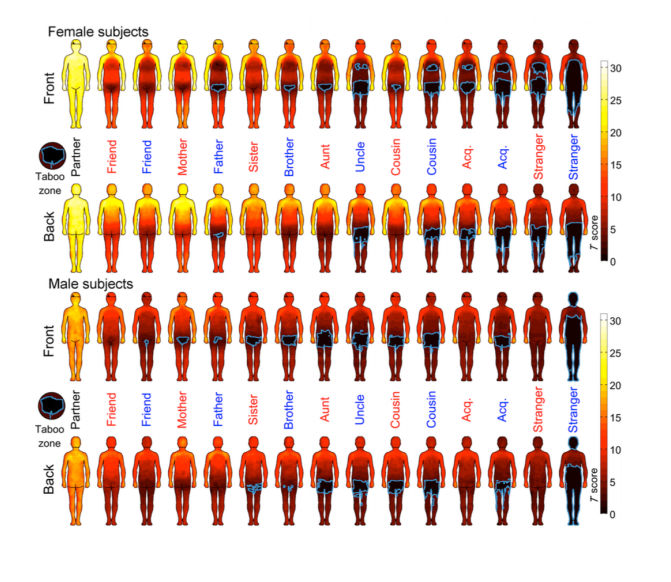 These Body Maps Show Where We Like To Be Touched, And Where We Don