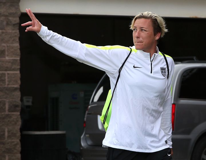 "It’s been an amazing, wonderful ride and I can’t wait to see what the next chapter of my life brings," said Abby Wambach, shown here before a game in Chattanooga, Tennessee, on Aug. 19.