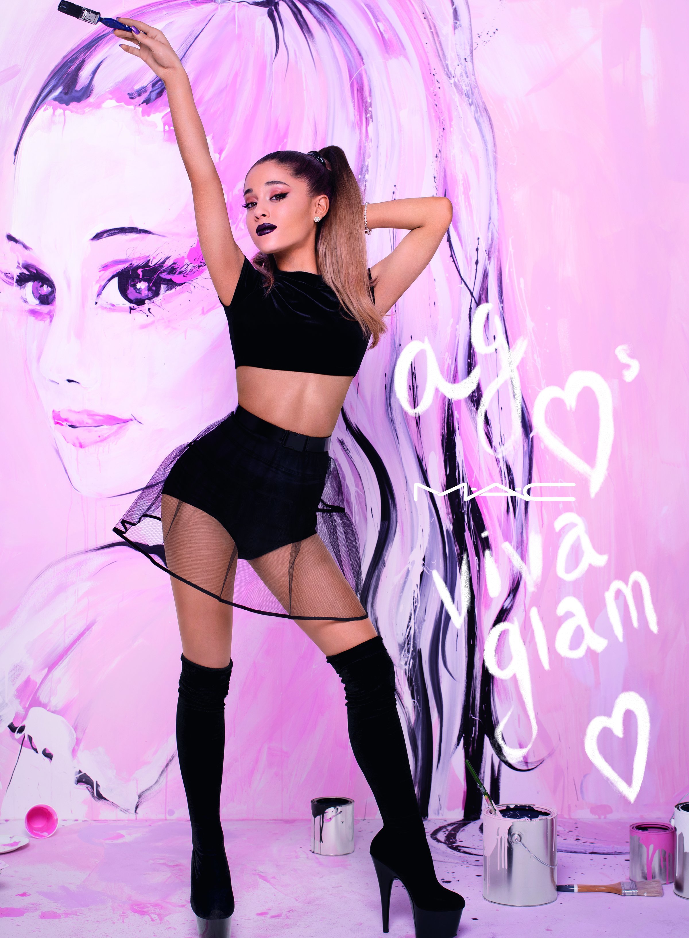 ariana grande mac collaboration