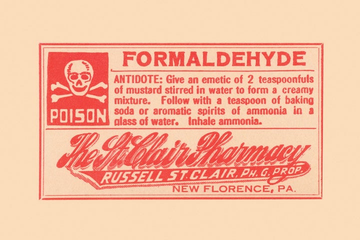 Formaldehyde used during the embalming process poses a threat to funeral home workers and the environment.