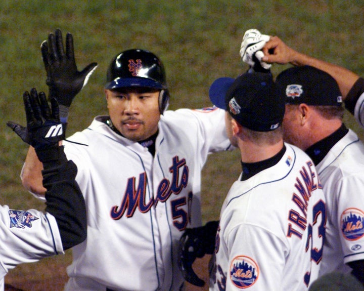 Benny Agbayani of the Boston Red Sox poses for a portrait during the  News Photo - Getty Images