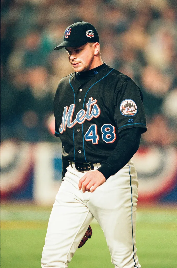 2001 Edgardo Alfonzo NY Mets Game-Worn Road Jersey