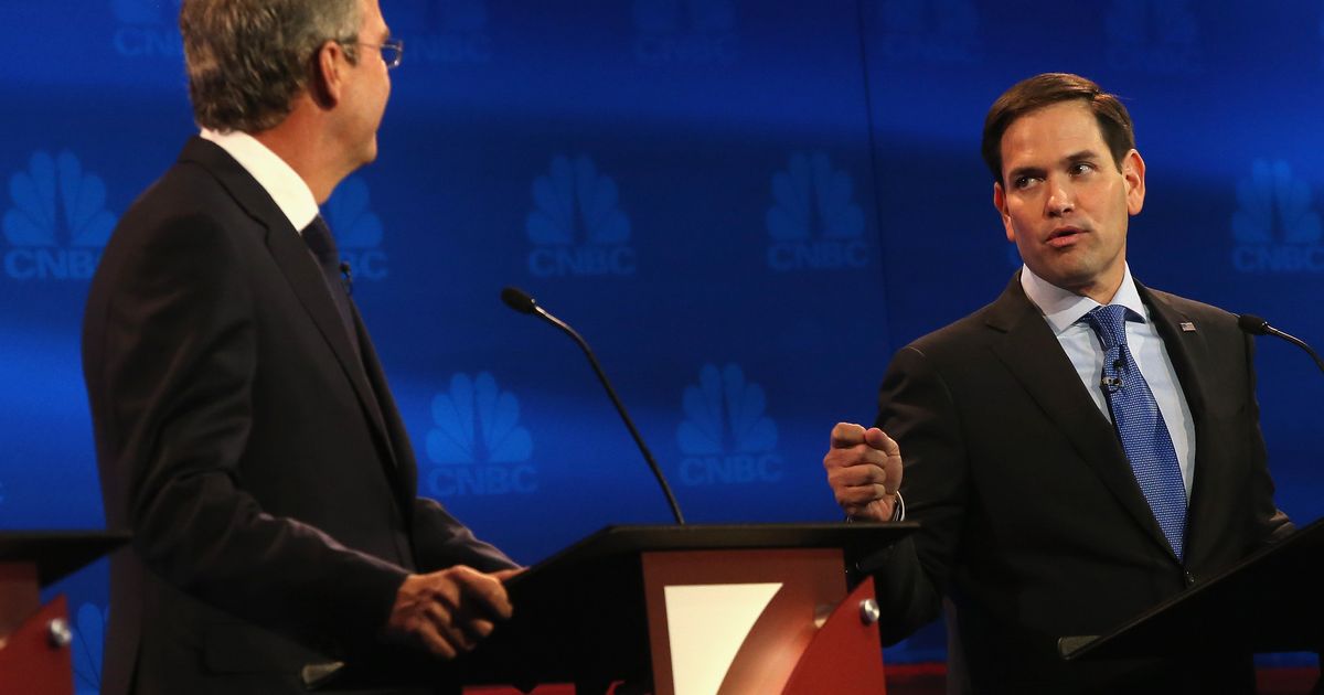 Call It Like It Is Marco Rubio Is Just Better At This Than Jeb Bush Huffpost Latest News