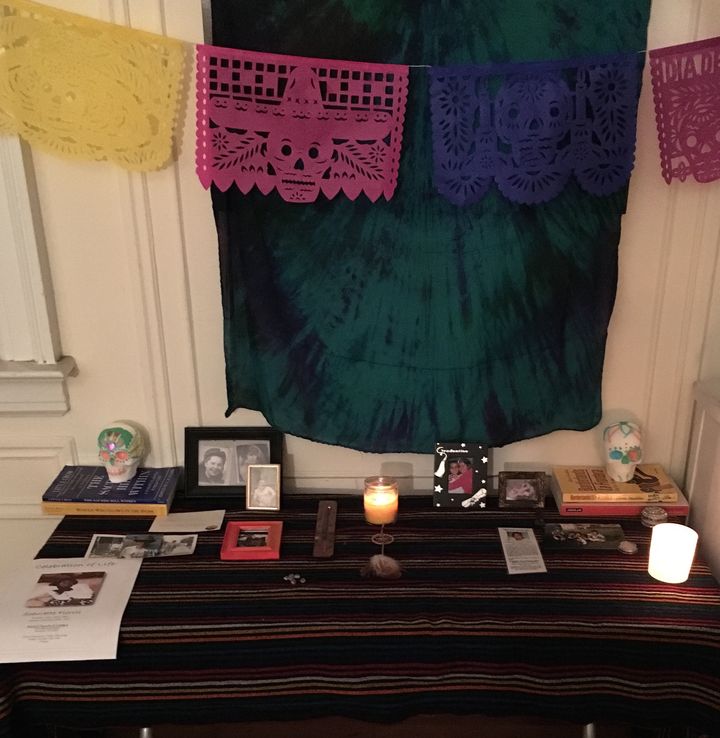 The altar at the Day of the Dead celebration Deanna Tempro attended in New York this year.