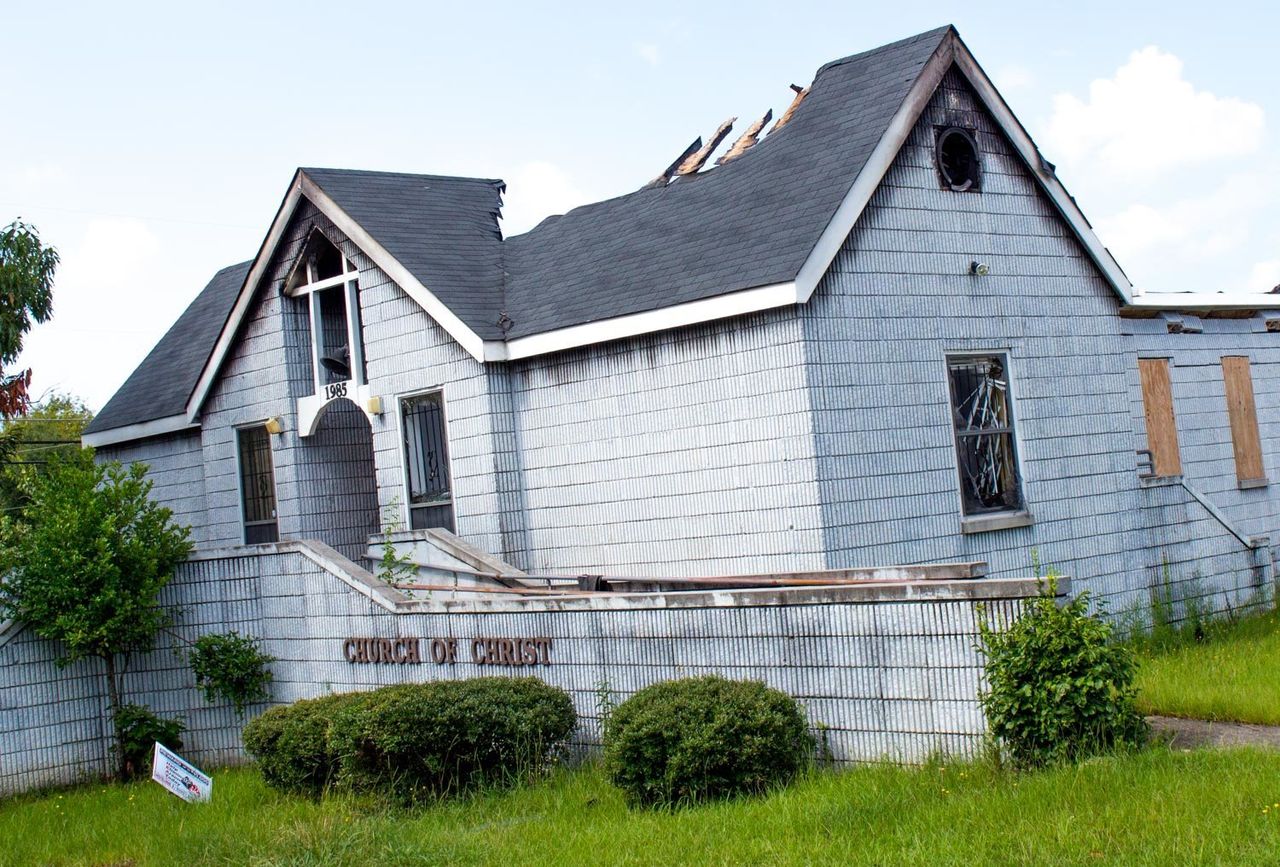 God's Power Church of Christ, Macon, Georgia, July 2015.