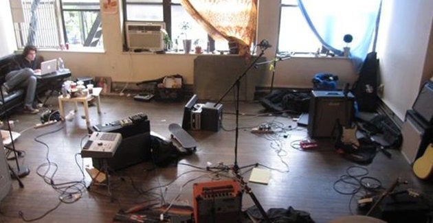 The common area full of gear.