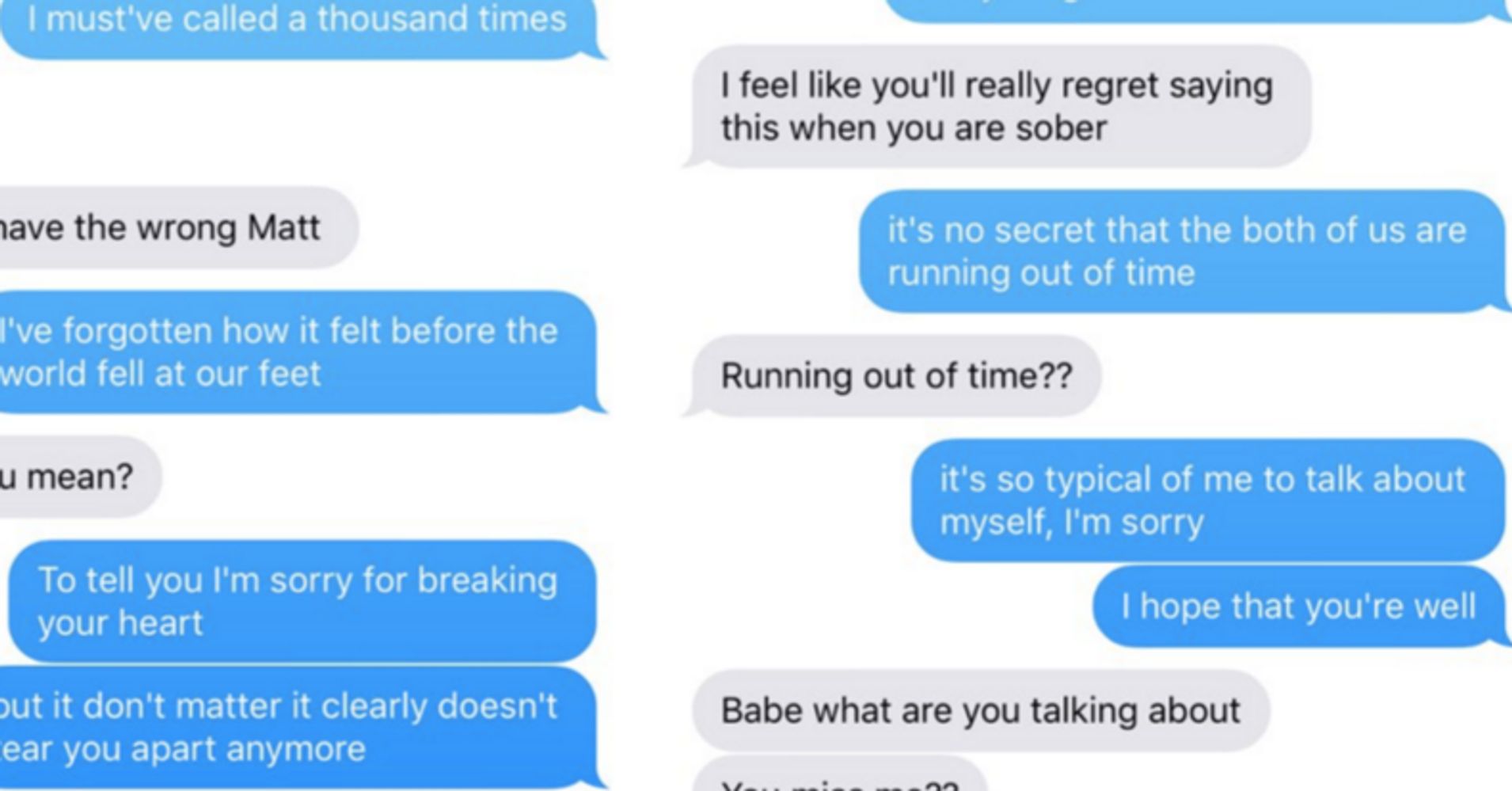 Woman Texts Ex Using Only Adele Lyrics, Confuses The Sh*t Out Of Him | HuffPost1910 x 1000