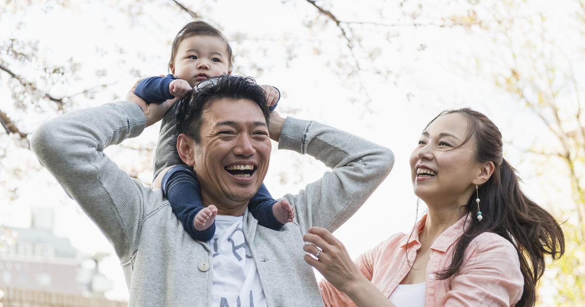 Who were his parents. A Chinese man giving his parents Tea.