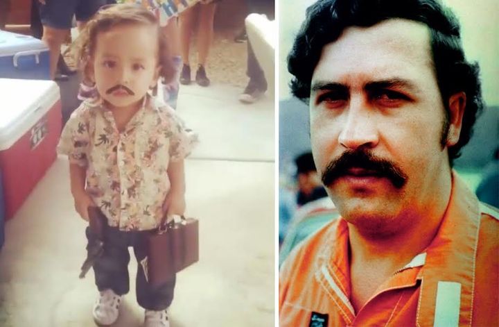The Internet is divided over whether a toddler's controversial Pablo Escobar Halloween costume is appropriate.