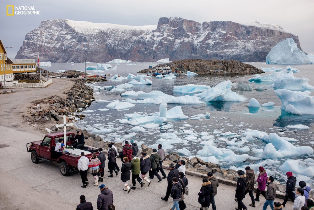 "In Greenland, I learned to be patient," Jazbec said. "When you try to arrange something with hunters they would say, 'Maybe, maybe, if the weather is good.'"