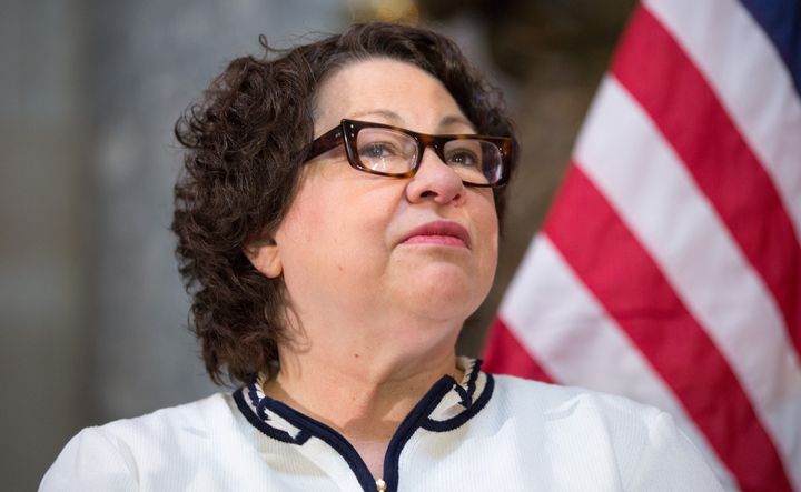 Justice Sonia Sotomayor got a little personal during oral arguments on Monday.