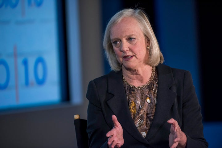 Hewlett-Packard CEO Meg Whitman says Carly Fiorina's lack of political experience pretty much disqualifies her for the job of president.