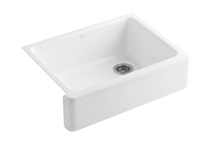 Kohler White Farmhouse Commercial Sink, lowes.com for prices