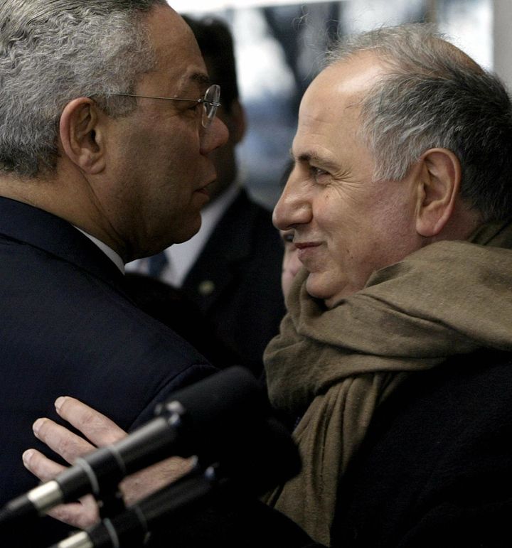 Chalabi with Colin Powell in 2004.