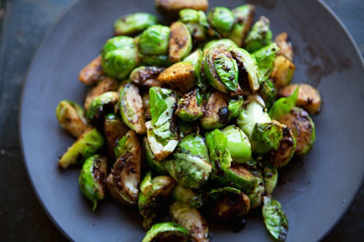 <strong>Get the <a href="http://www.simplyrecipes.com/recipes/brussels_sprouts_with_black_bean_garlic_sauce/" target="_blank" rel="noopener noreferrer">Brussels Sprouts With Black Bean Garlic Sauce recipe</a> from Simply Recipes.</strong>