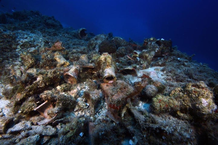 Explorers working off the coast of Greece found more than 20 ancient shipwrecks last month.