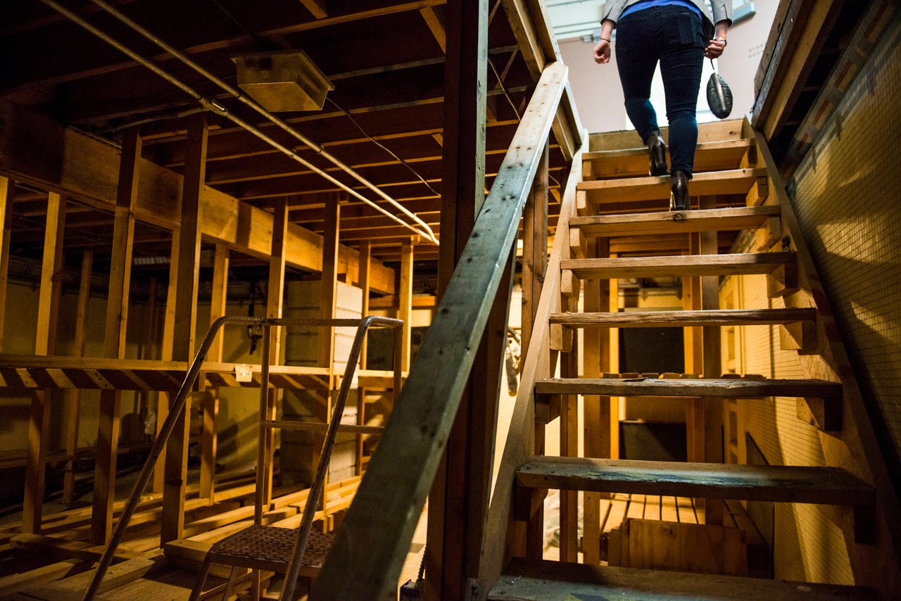 The building was originally designed as a YMCA for sailors and included a pool, which was converted into a (spooky) storage area for the prison.