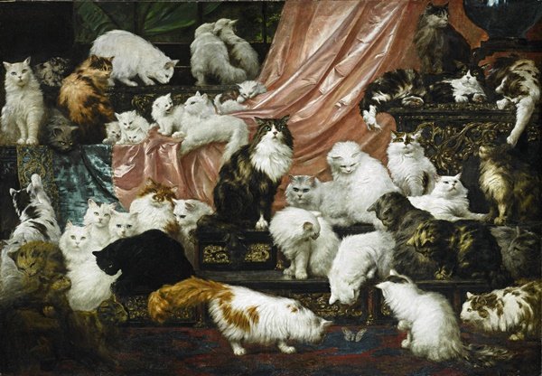 World S Greatest Cat Painting Sells For 826 000 HuffPost   563a36b71800002a00303d0d 