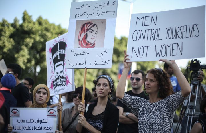 According to a 2013 U.N. Women report, over 99.3 percent of Egyptian women and girls surveyed said they had experienced some form of sexual harassment.