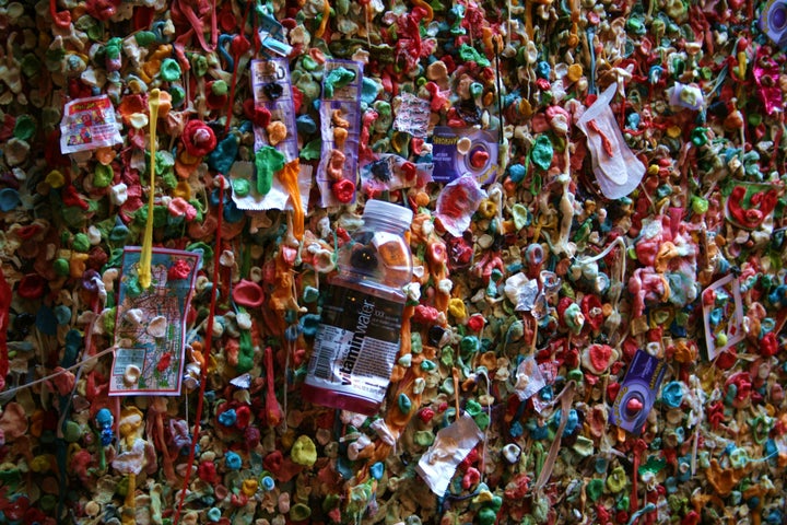 After the wall is cleaned, visitors will once again be able to stick their gum there.