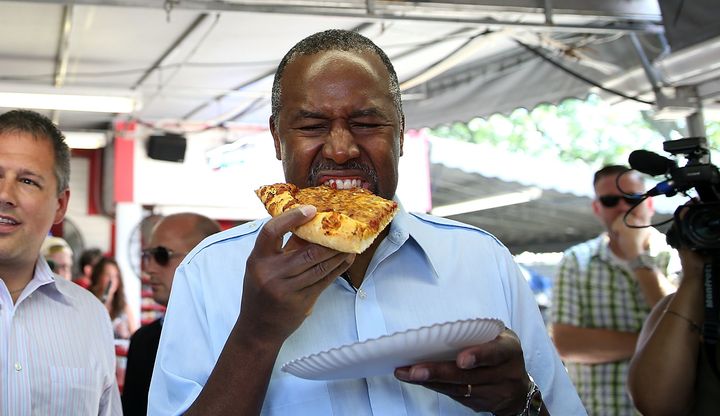 GOP presidential candidate Ben Carson is the only openly vegetarian candidate in the race.