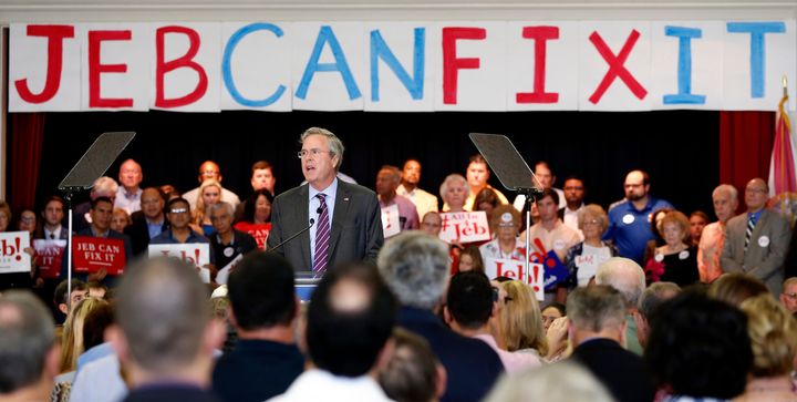 Bill Maher mocked Jeb Bush's new campaign slogan, "Jeb Can Fix It."