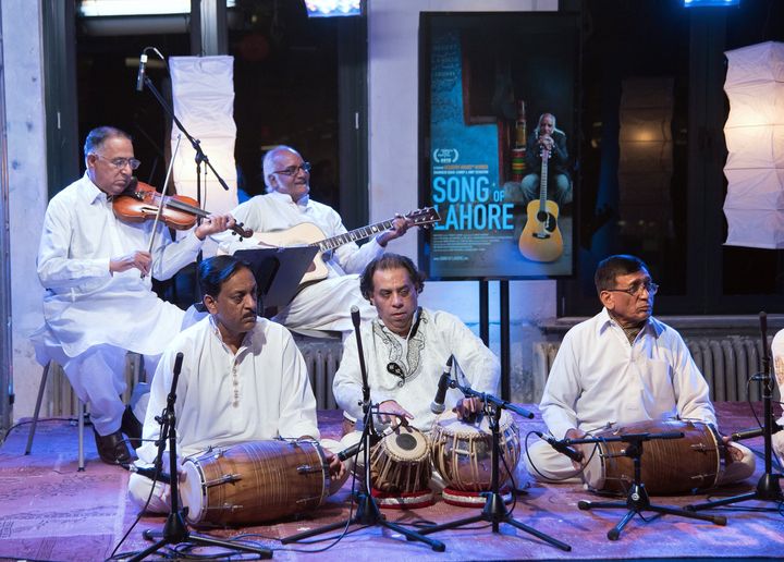 The Sachal Jazz Ensemble performs at the AOL Studios in New York on Nov. 4, 2015. 