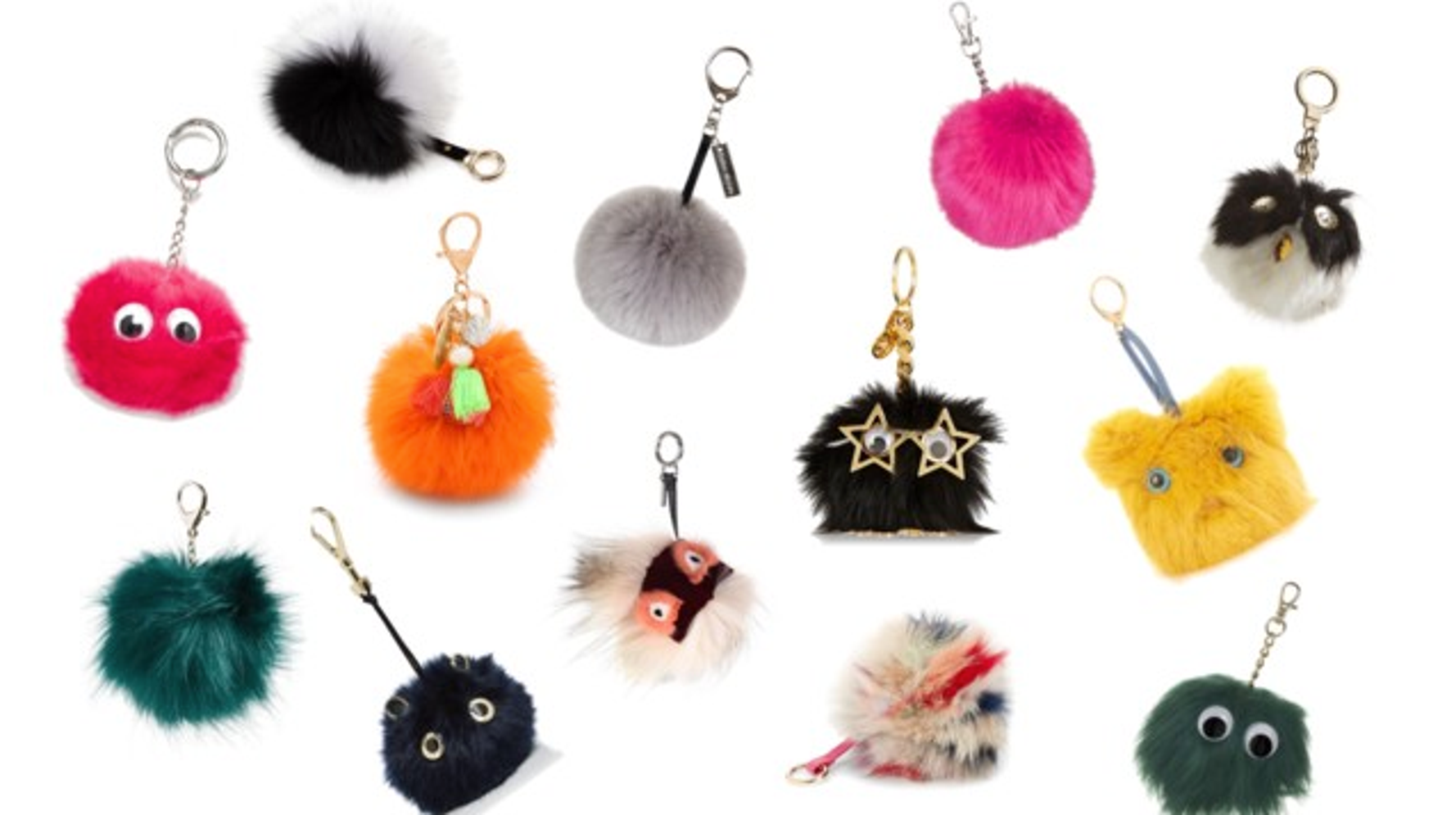 Pom pom 2025 keyring topshop