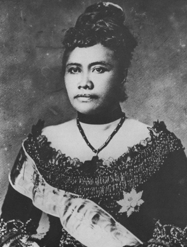 Photographic portrait of Queen Liliuokalani (1838-1917), the last monarch of the Kingdom of Hawaii. 