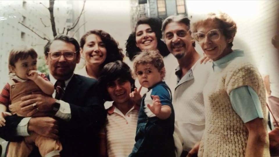 The Rosal family arrives in the United States on May 4, 1985. Blanca de Rosal, 32, holds her 2-year-old daughter, Marí
