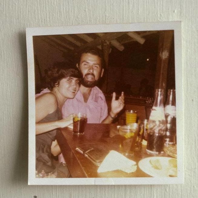 Jorge Alberto Rosal with Blanca de Rosal, before they were married, c. 1980. 