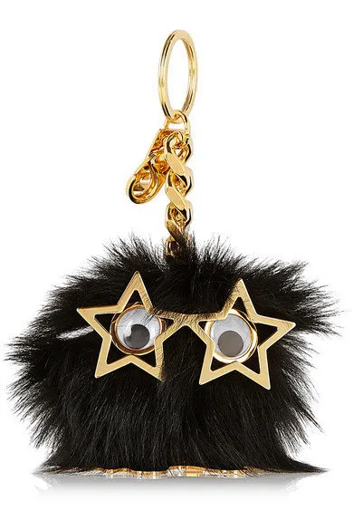 Sophie Hulme Bag Bug 2024 fuzzy charm keychain