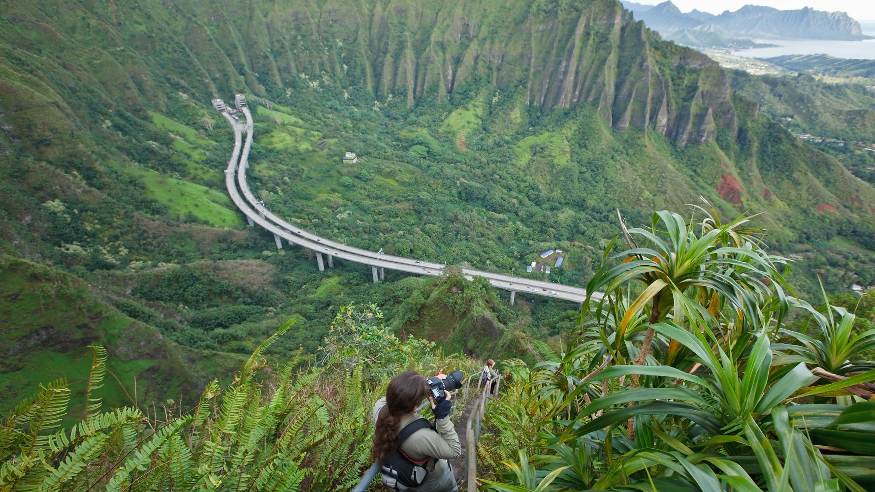 Trendy tourist spot: stairway to heaven